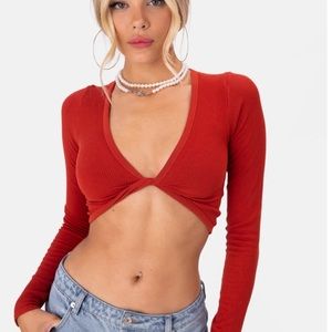 Slightly worn Red Cross over edikted top size M/L